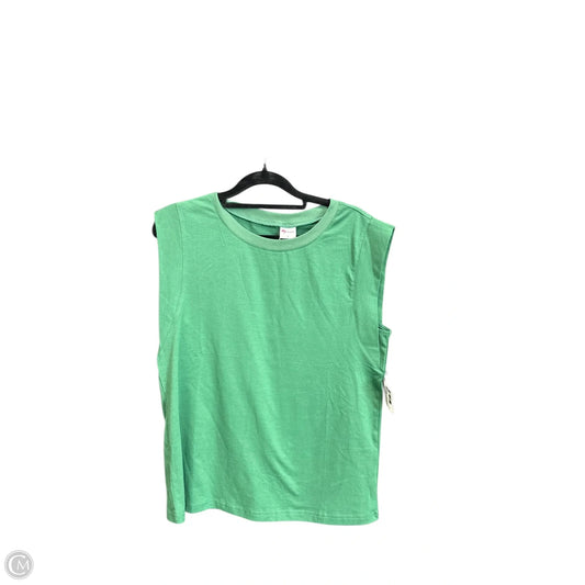 Top Sleeveless By Clothes Mentor In Green, Size: S