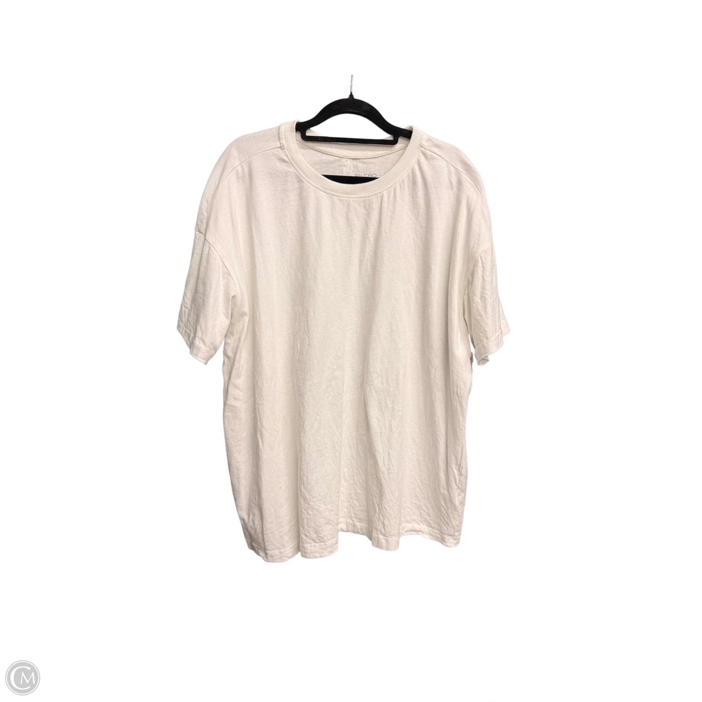 Top Short Sleeve Basic By Pilcro In White, Size: S