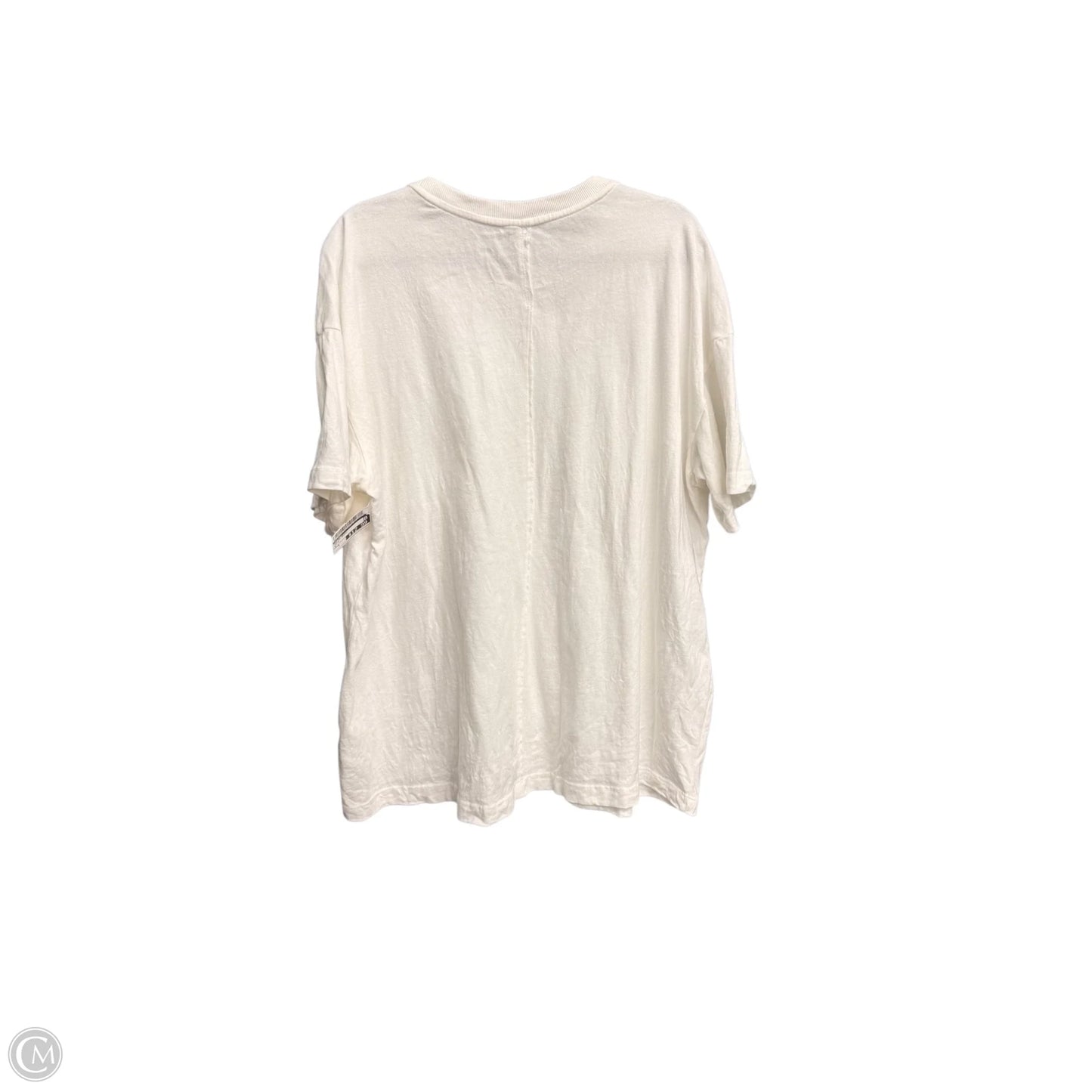 Top Short Sleeve Basic By Pilcro In White, Size: S