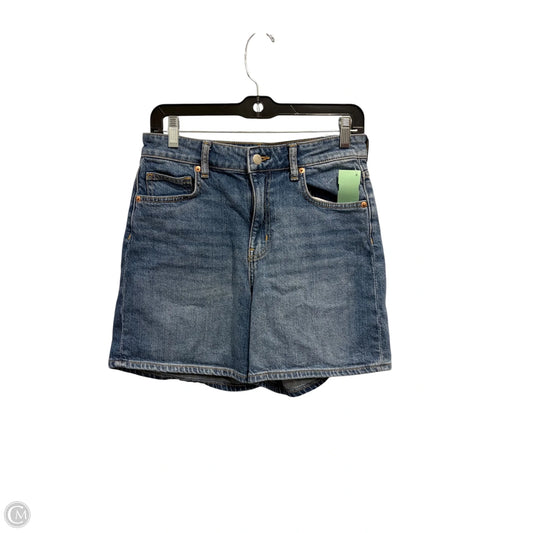 Shorts By H&m In Blue Denim, Size: 6