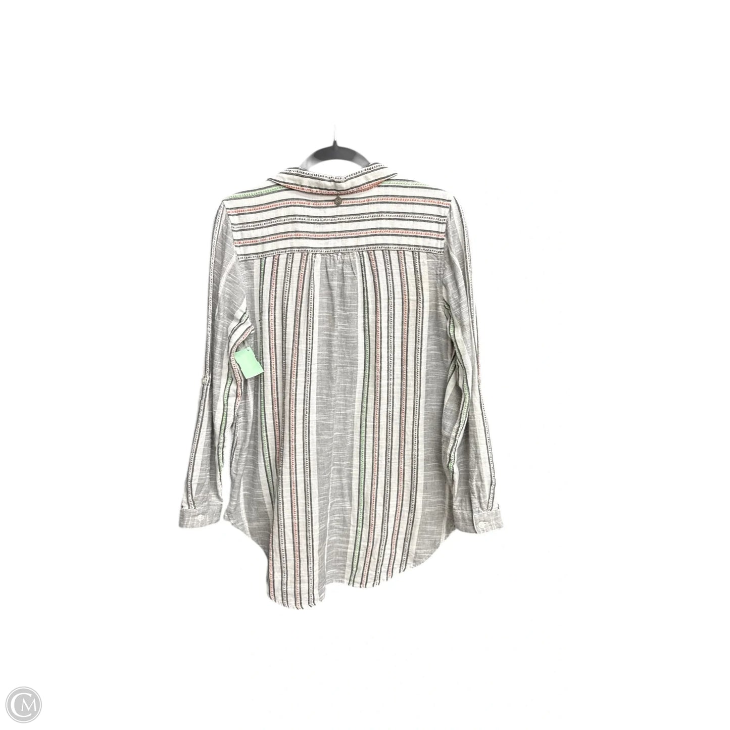 Tunic Long Sleeve By Soft Surroundings In Striped Pattern, Size: S