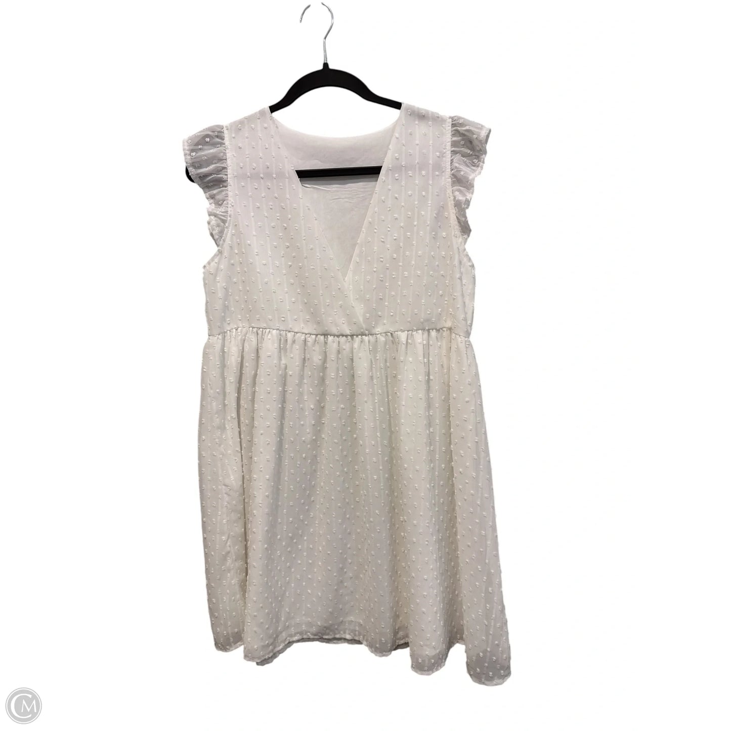 Dress Casual Short By Clothes Mentor In White, Size: S