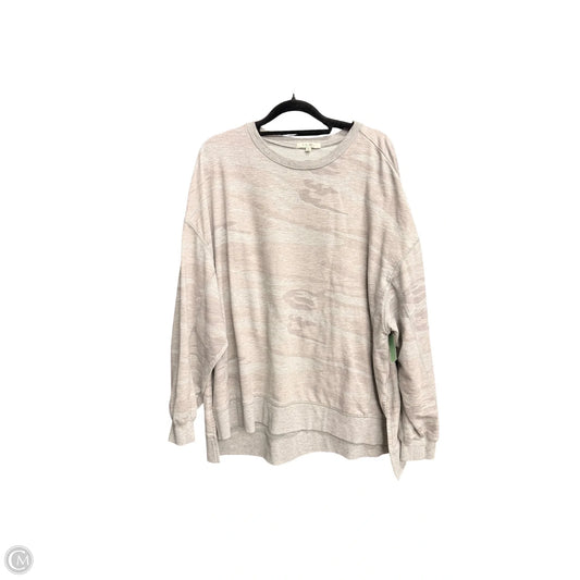 Top Long Sleeve By Z Supply In Camouflage Print, Size: M
