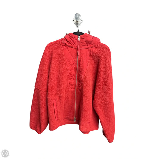 Jacket Fleece By Varley In Red, Size: L