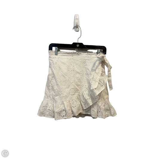 Skirt Mini & Short By Versona In White, Size: 8