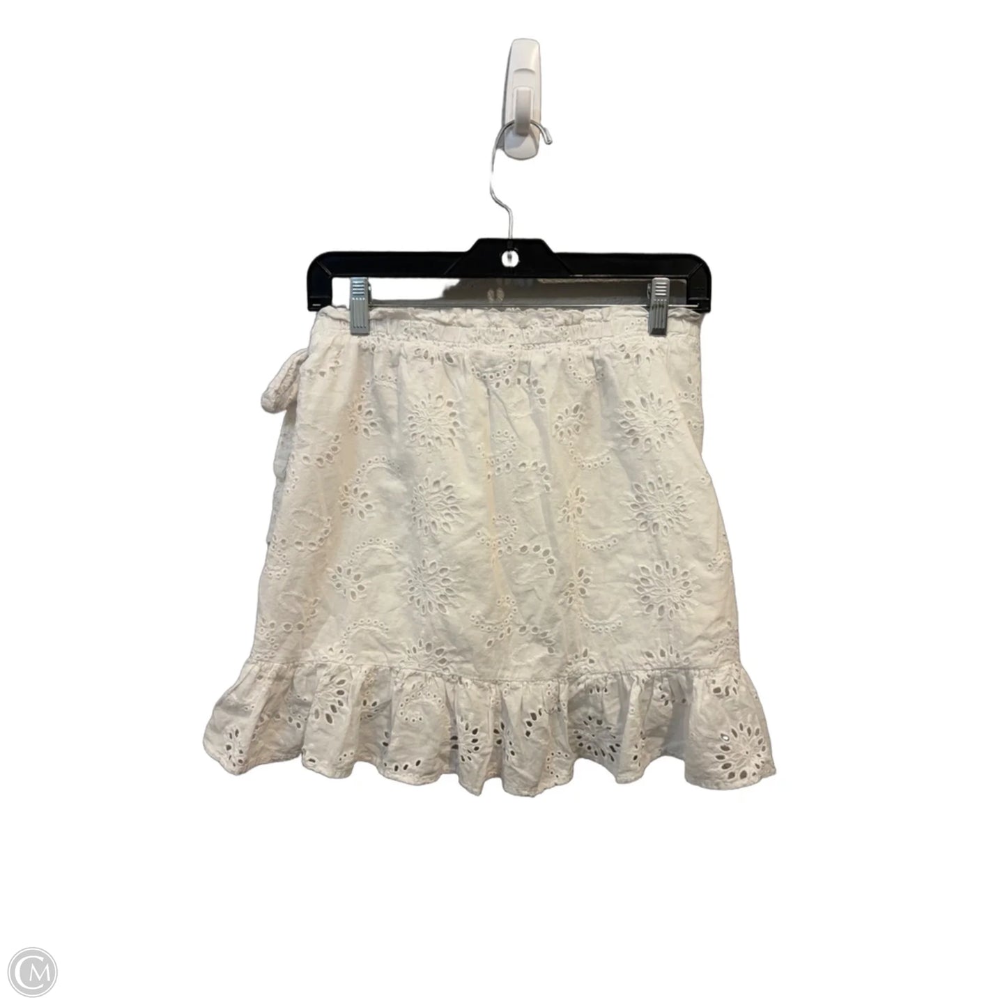 Skirt Mini & Short By Versona In White, Size: 8