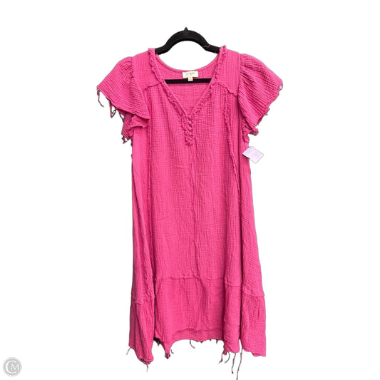 Dress Casual Midi By Umgee In Pink, Size: S