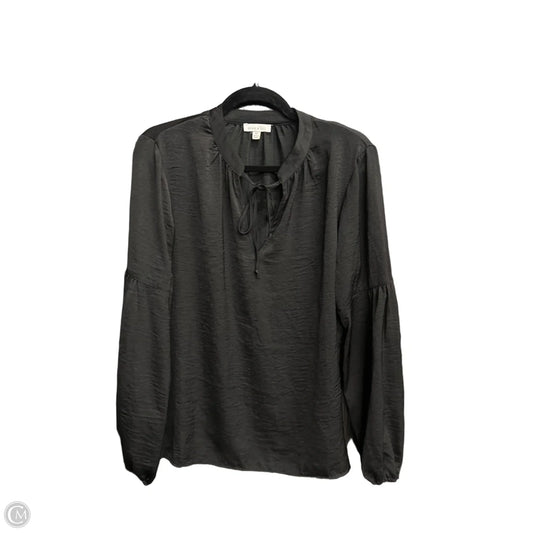 Top Long Sleeve By Clothes Mentor In Black, Size: M
