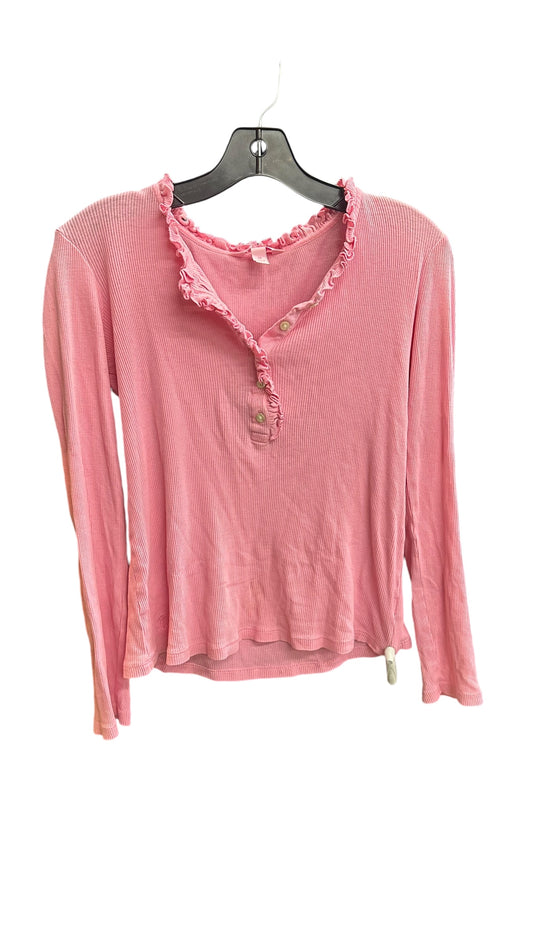 Top Long Sleeve By Lilly Pulitzer In Pink, Size: M