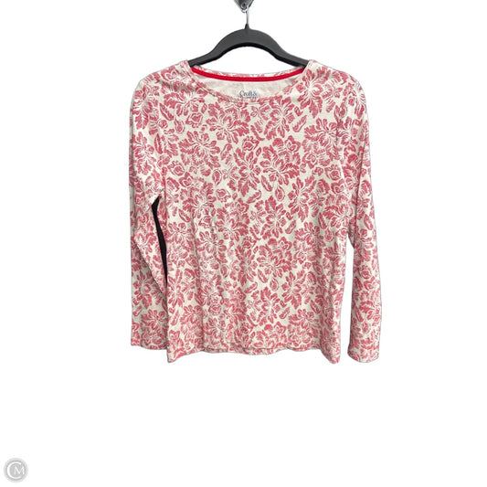Top Long Sleeve By Croft And Barrow In Floral Print, Size: S