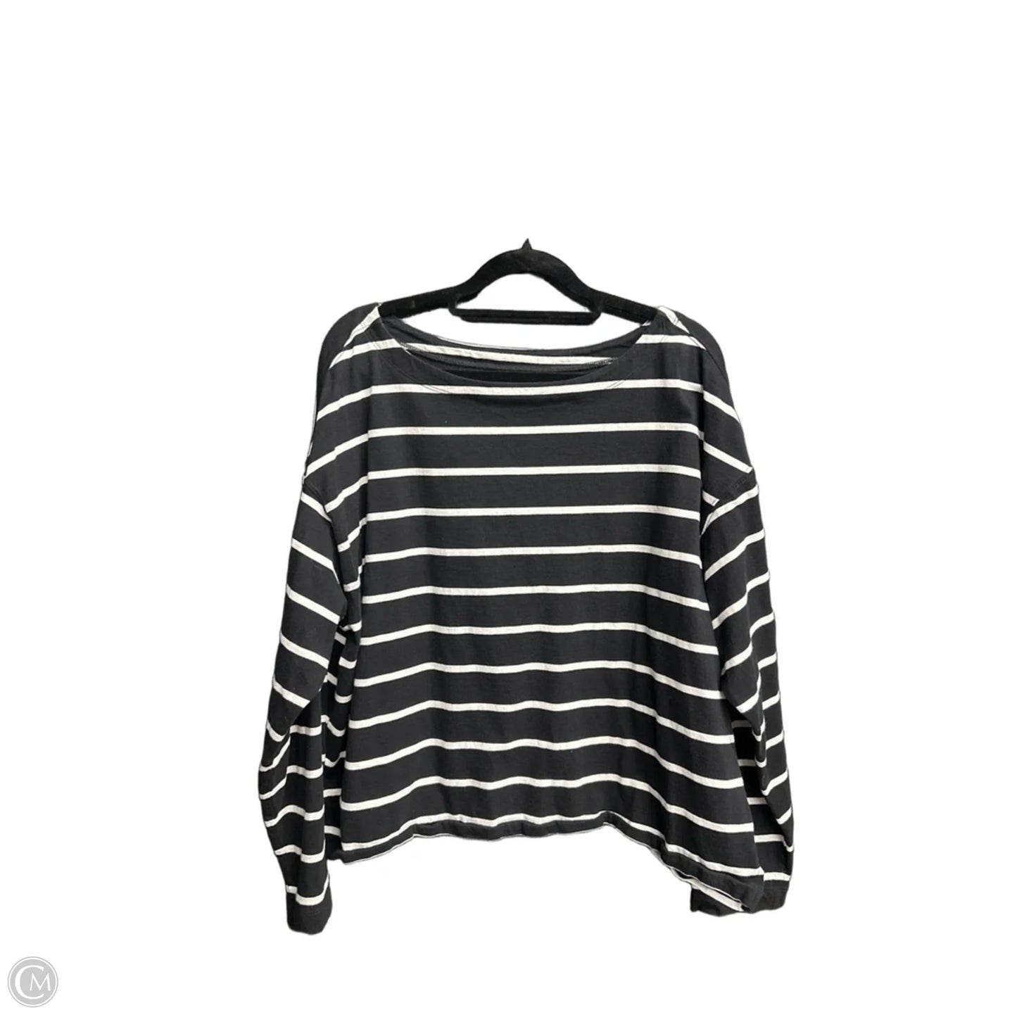 Top Long Sleeve By Old Navy In Striped Pattern, Size: Xl