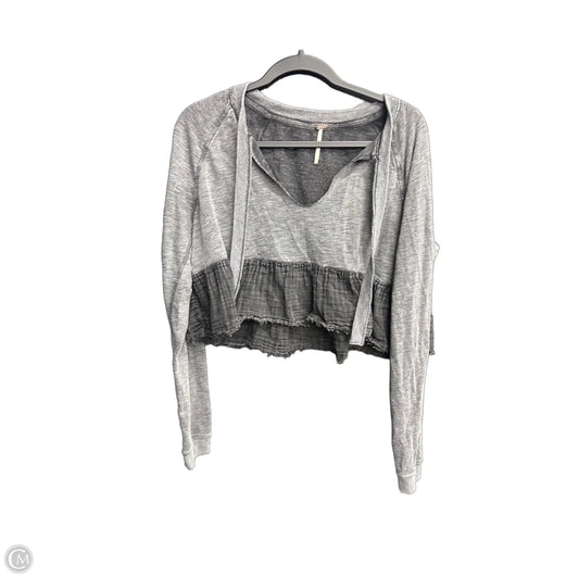 Top Long Sleeve By Free People In Grey, Size: S