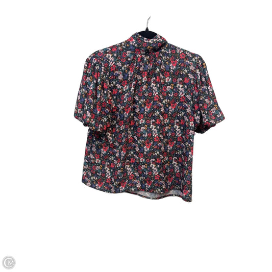 Top Short Sleeve By Clothes Mentor In Floral Print, Size: S