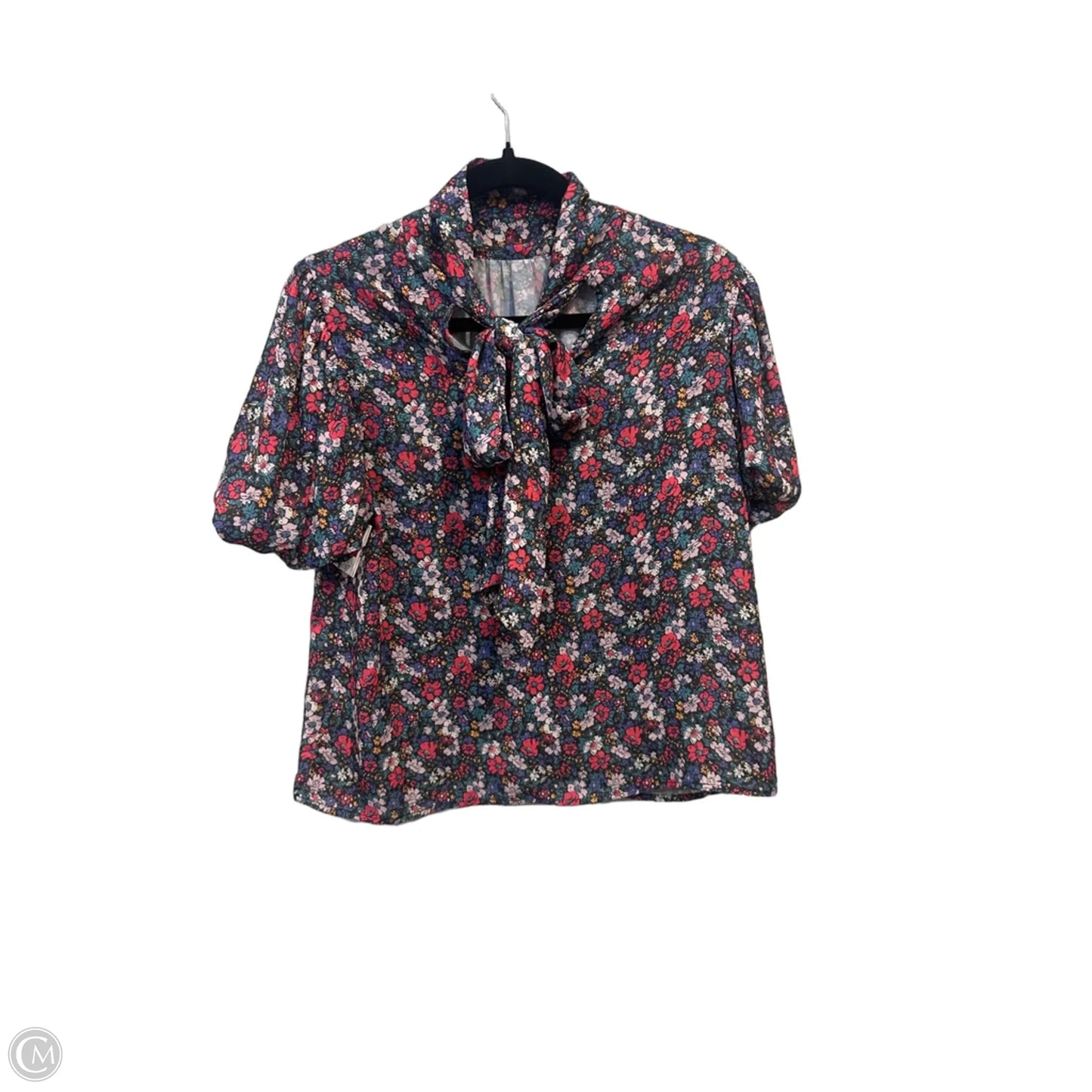 Top Short Sleeve By Clothes Mentor In Floral Print, Size: S