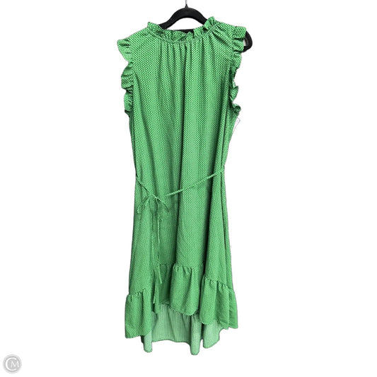 Dress Casual Maxi By Who What Wear In Polkadot Pattern, Size: 2x