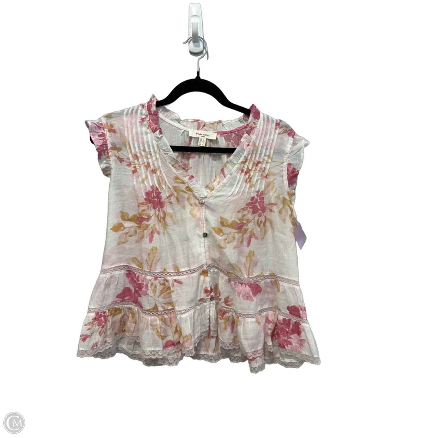 Top Sleeveless By Clothes Mentor In Pink, Size: S