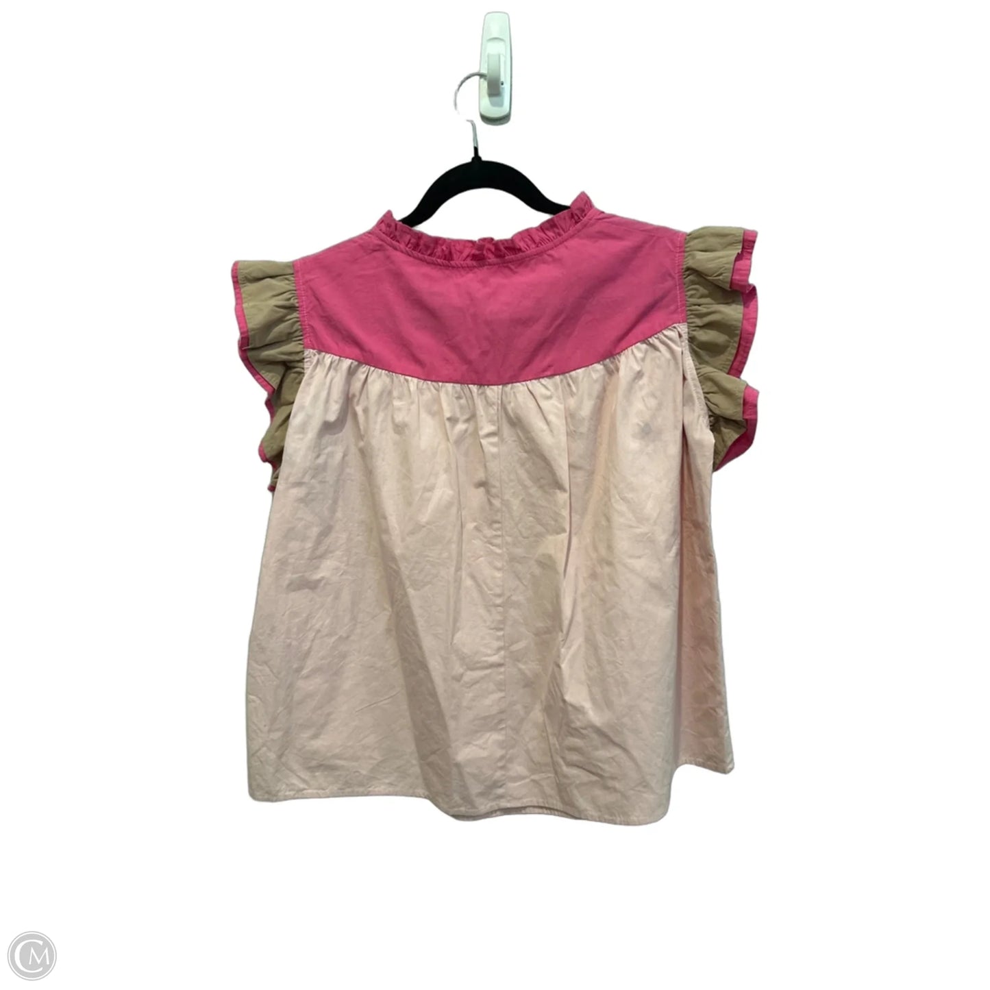 Top Short Sleeve By Clothes Mentor In Pink, Size: M