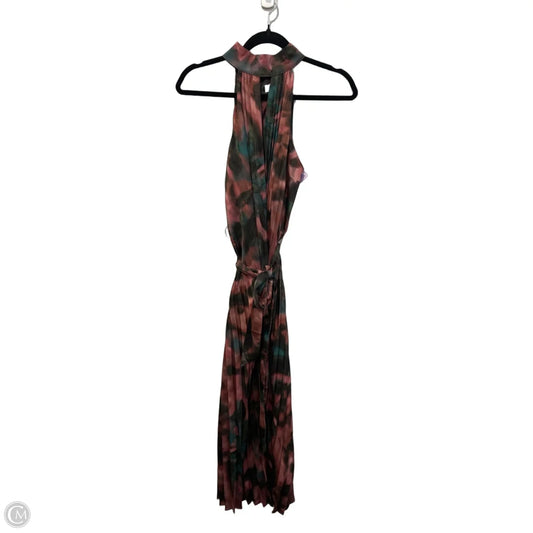 Dress Casual Maxi By Sofia By Sofia Vergara In Green & Purple, Size: S