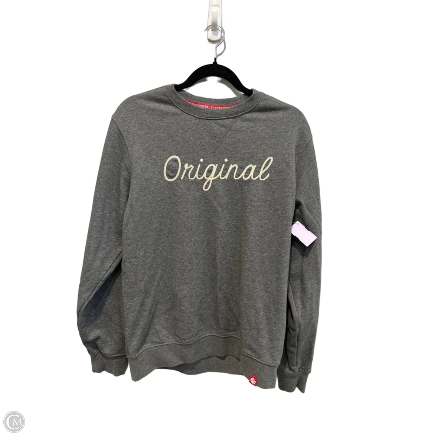 Sweatshirt Crewneck By Clothes Mentor In Grey, Size: M