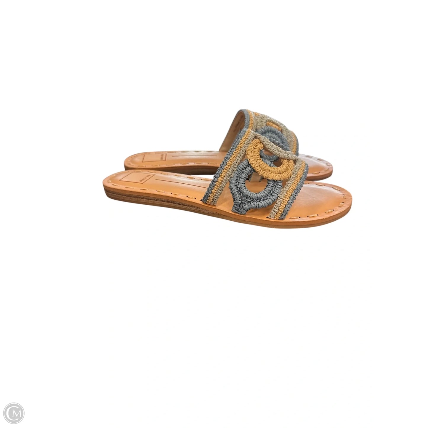Sandals Flats By Dolce Vita In Blue & Cream, Size: 10
