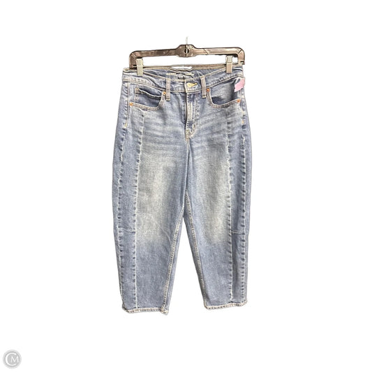 Jeans Wide Leg By Old Navy In Blue Denim, Size: 4p