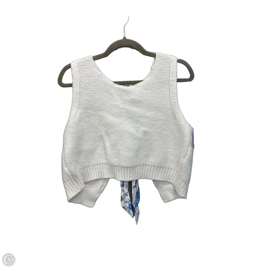Top Sleeveless By Altard State In Blue & White, Size: S