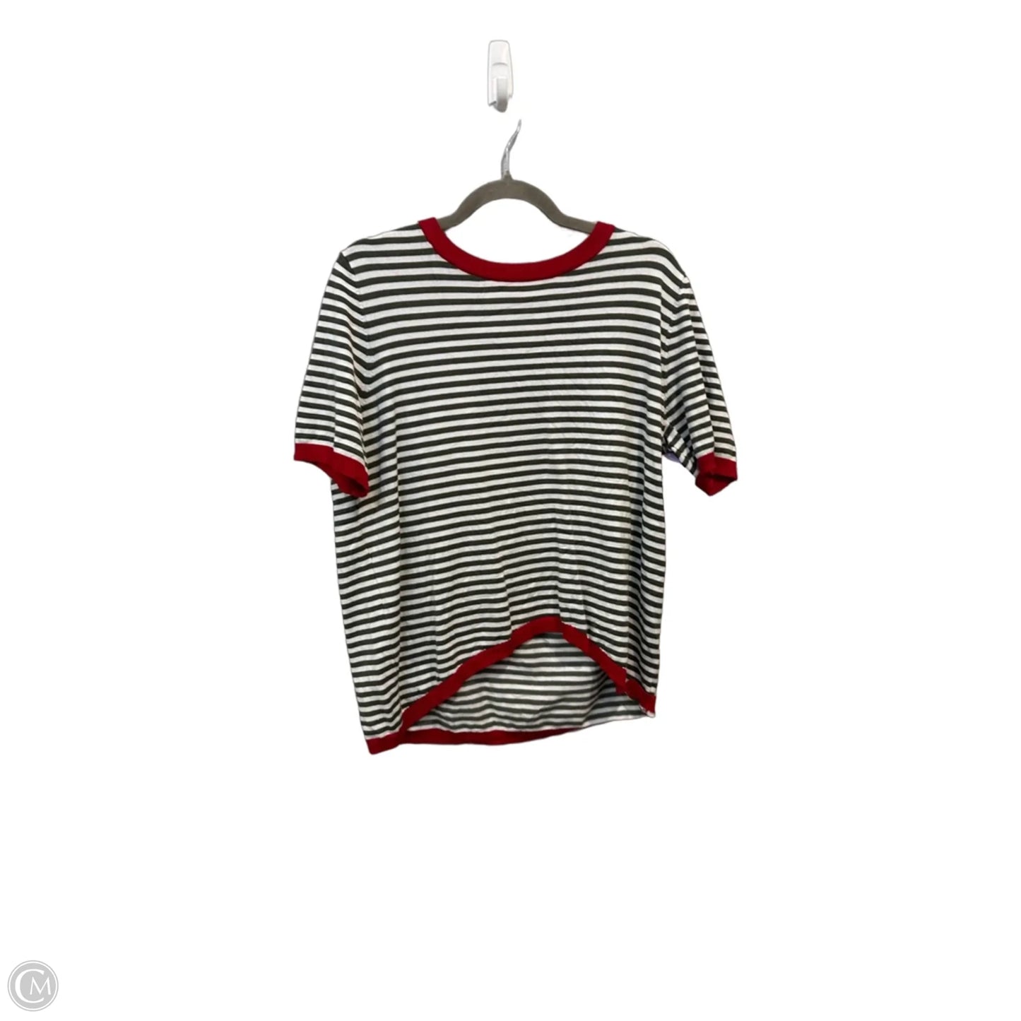 Top Short Sleeve By Dokotoo In Striped Pattern, Size: L