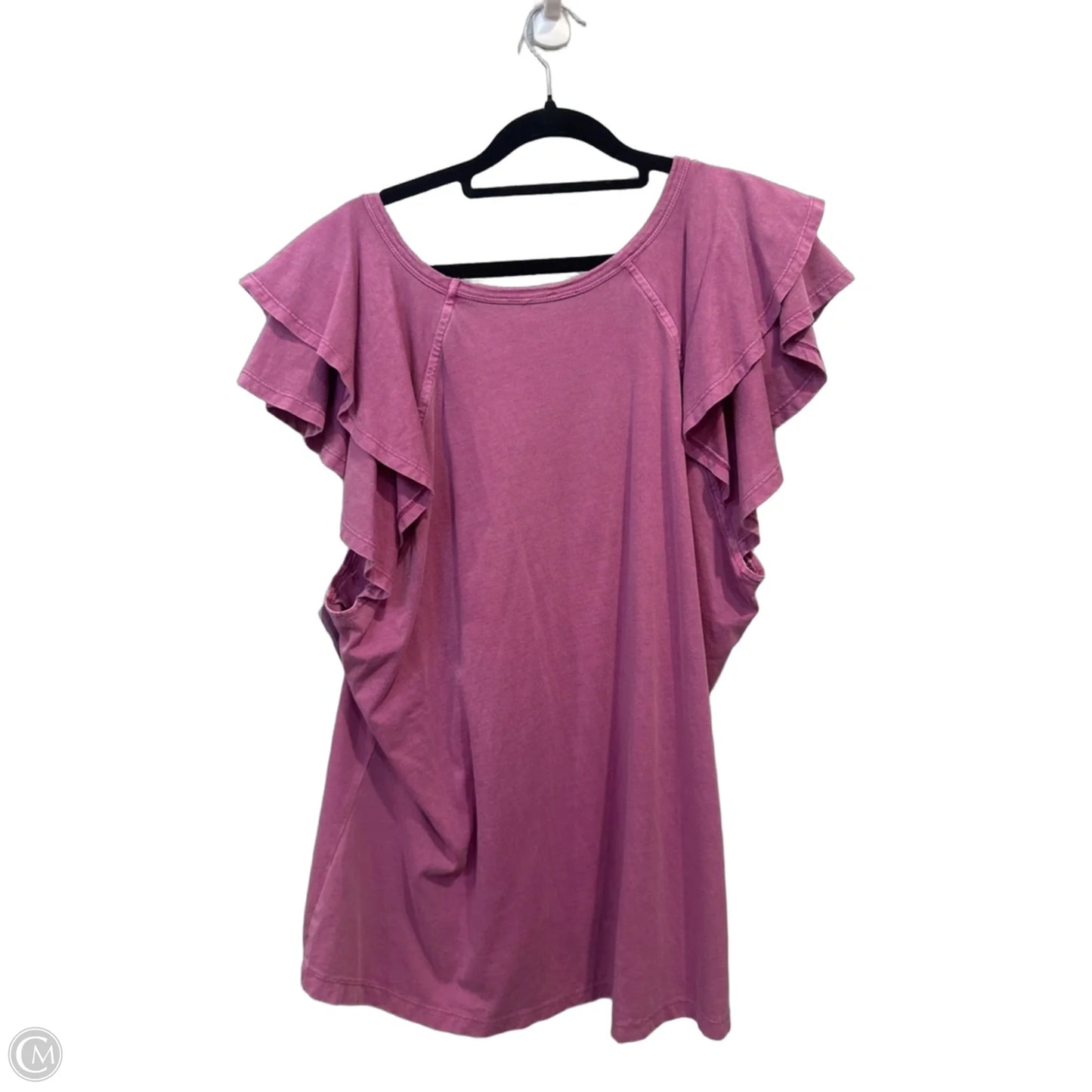 Top Sleeveless By Clothes Mentor In Purple, Size: 3x