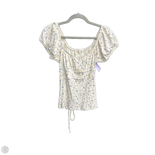Top Short Sleeve By Heart & Hips In Floral Print, Size: Xs