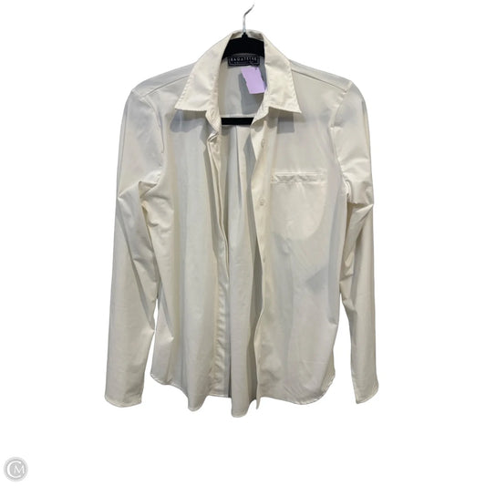 Top Long Sleeve By Bagatelle In White, Size: M