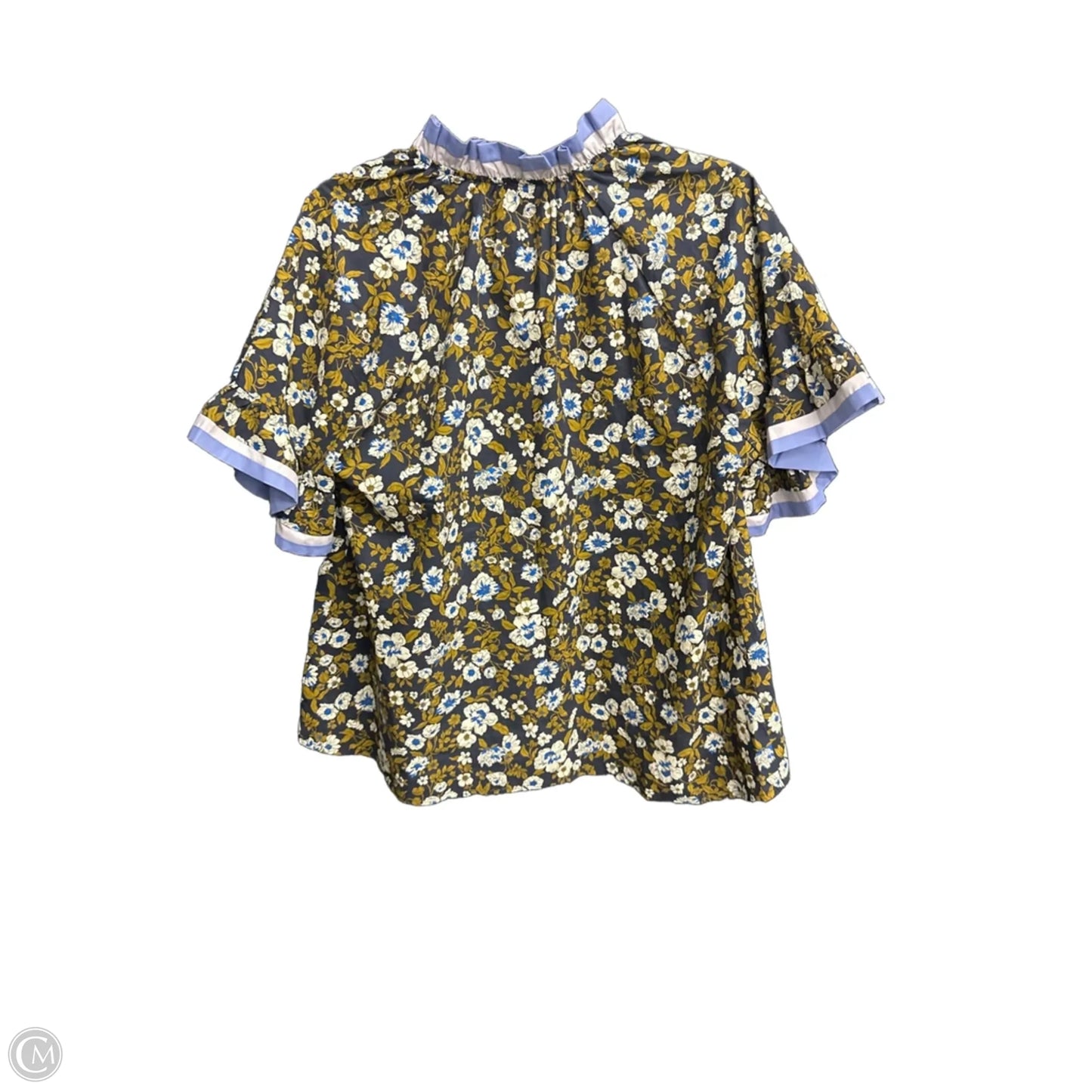 Top Short Sleeve By Entro In Floral Print, Size: L