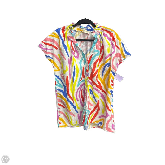 Top Short Sleeve By Clothes Mentor In Multi-colored, Size: L