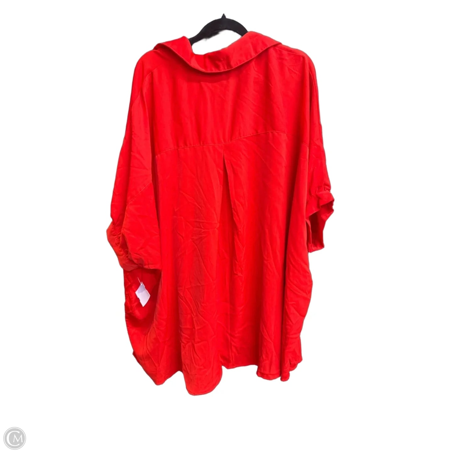 Tunic Short Sleeve By Entro In Red, Size: S