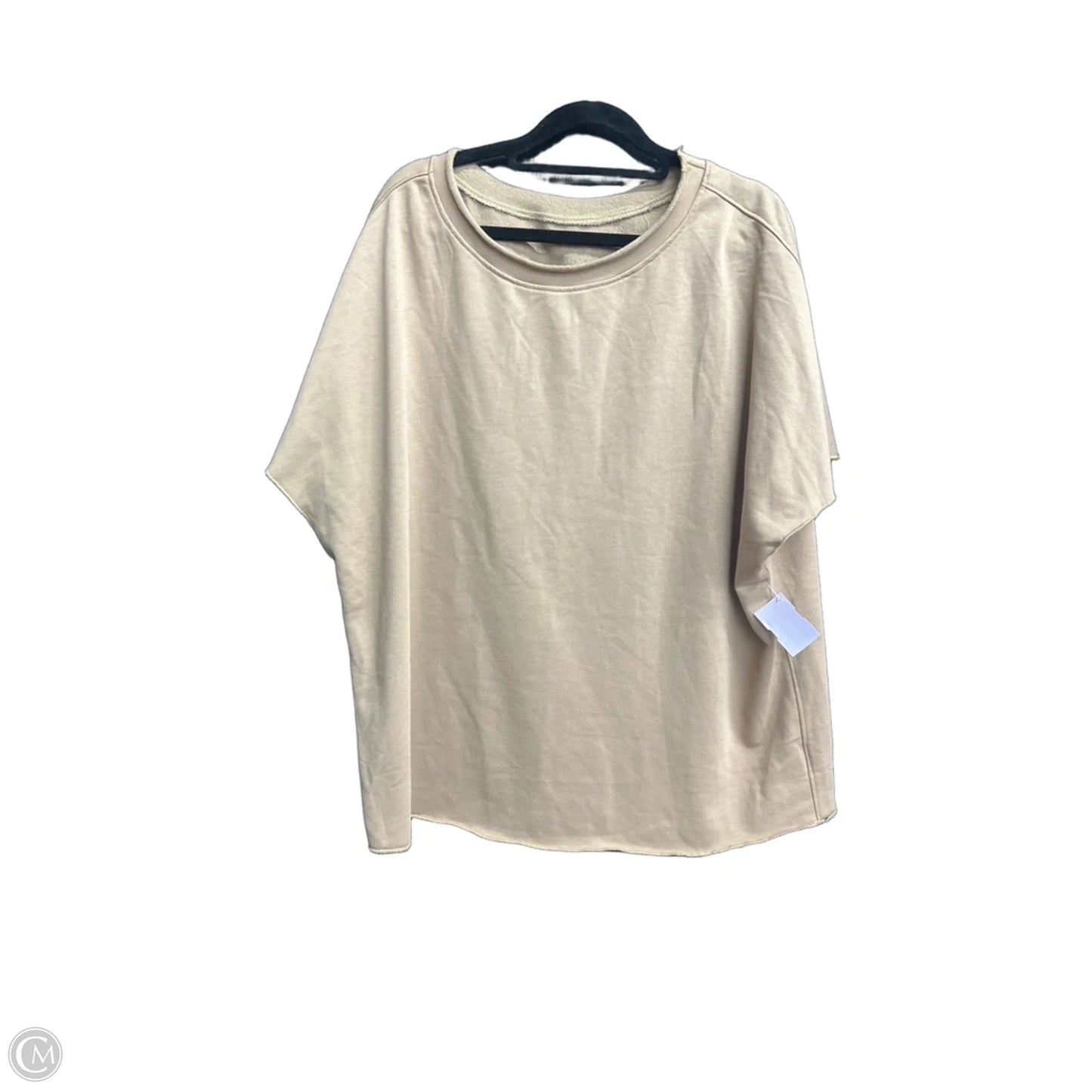 Top Short Sleeve By Clothes Mentor In Brown, Size: Xl