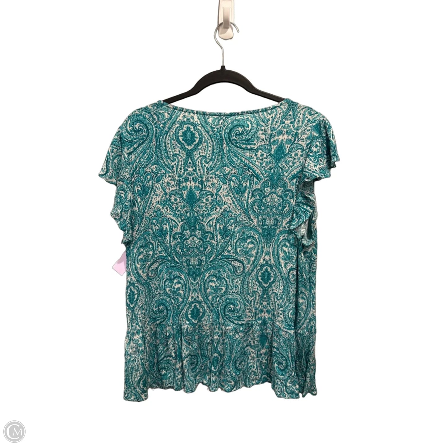 Top Sleeveless By Clothes Mentor In Blue & Pink, Size: Xl
