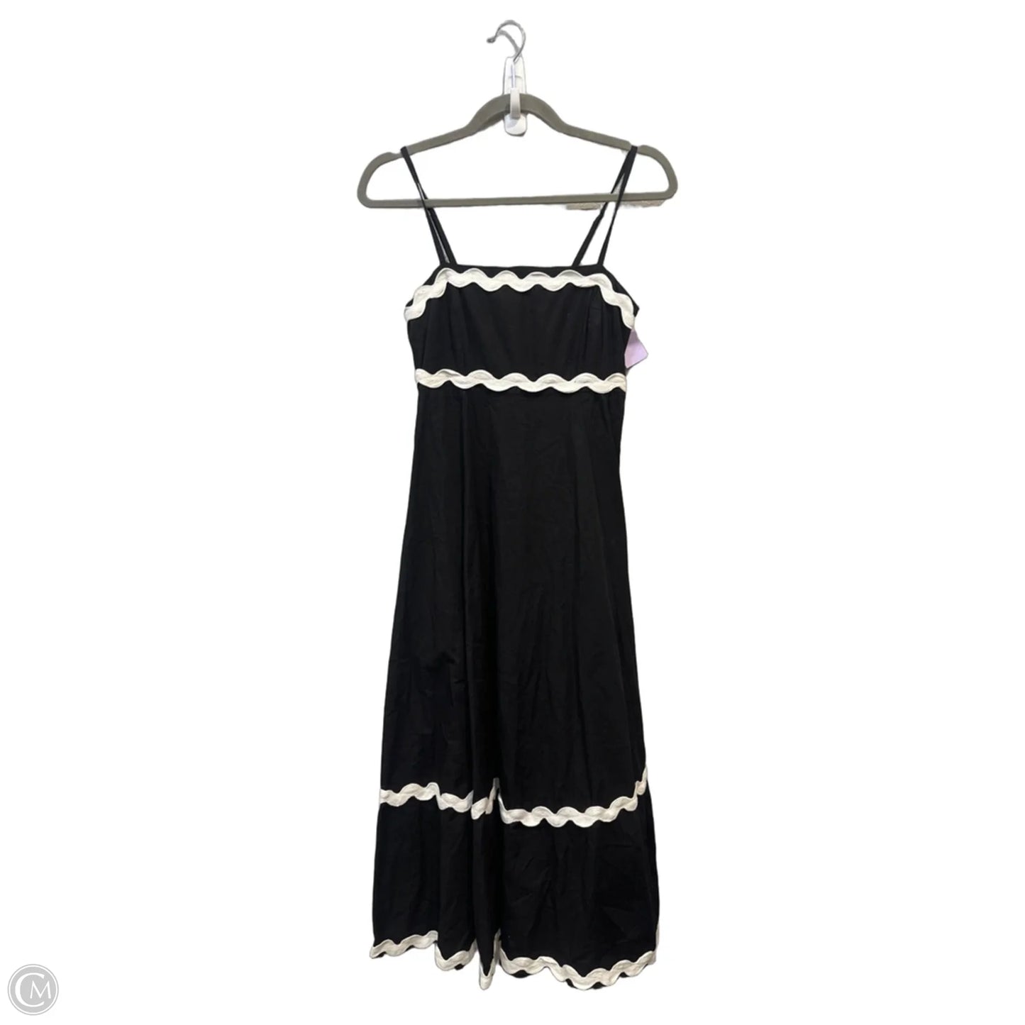 Dress Casual Maxi By Sim & Sam In Black & White, Size: S