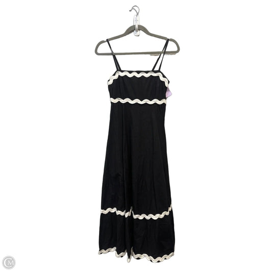 Dress Casual Maxi By Sim & Sam In Black & White, Size: S