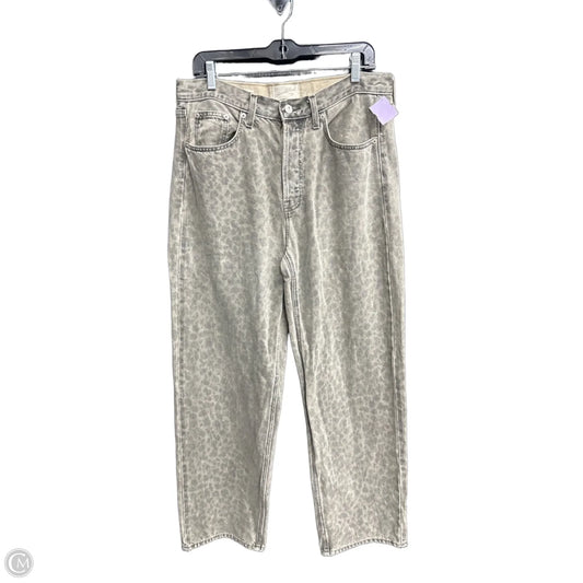 Jeans Wide Leg By Universal Thread In Animal Print, Size: 8
