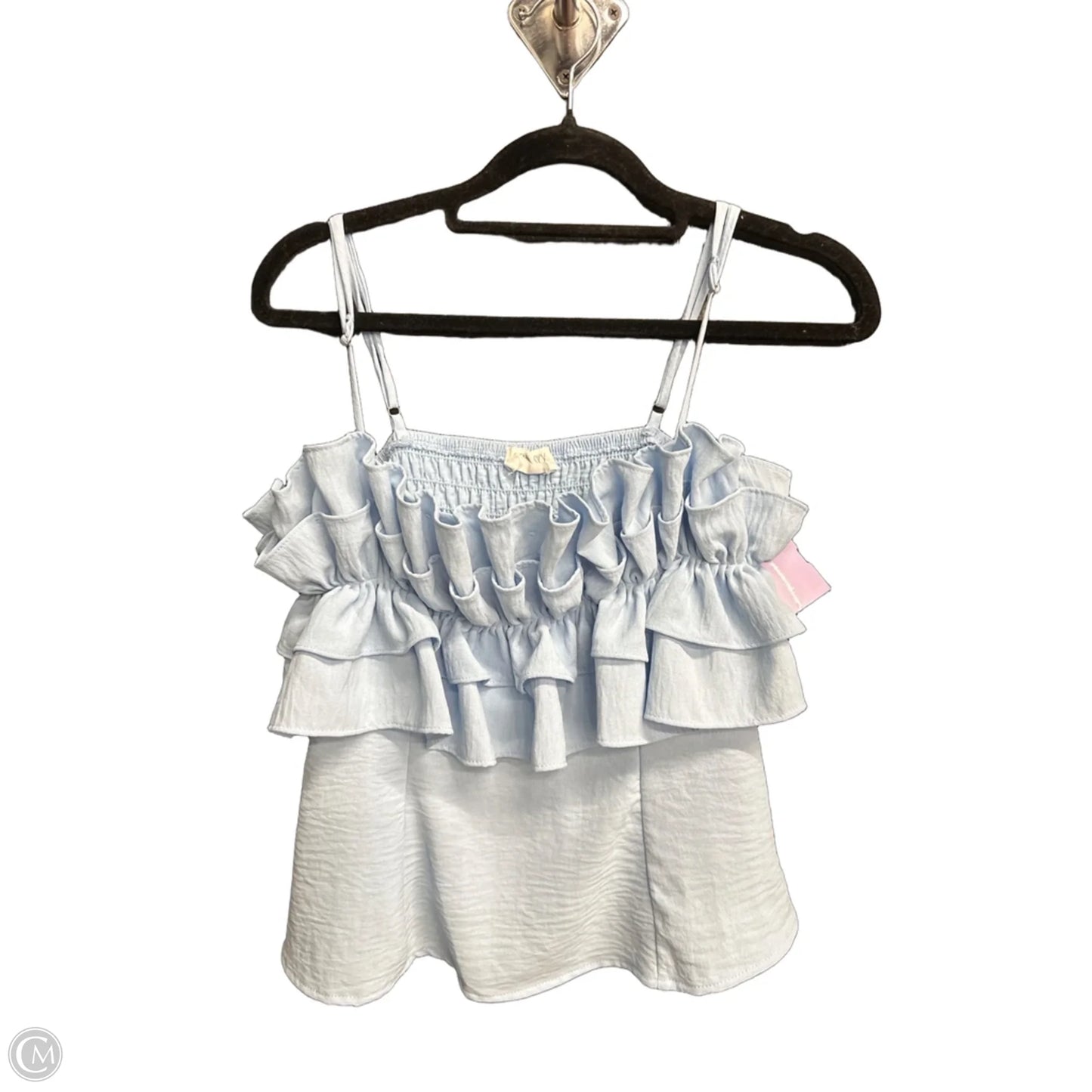 Top Sleeveless By Sienna Sky In Blue, Size: S