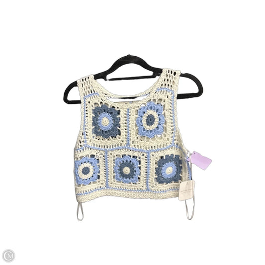 Top Sleeveless By Altard State In Blue & White, Size: Xs