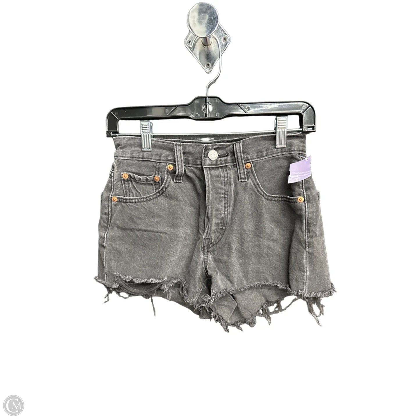 Shorts By Levis In Black Denim, Size: 0