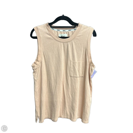 Top Sleeveless By Madewell In Brown, Size: M