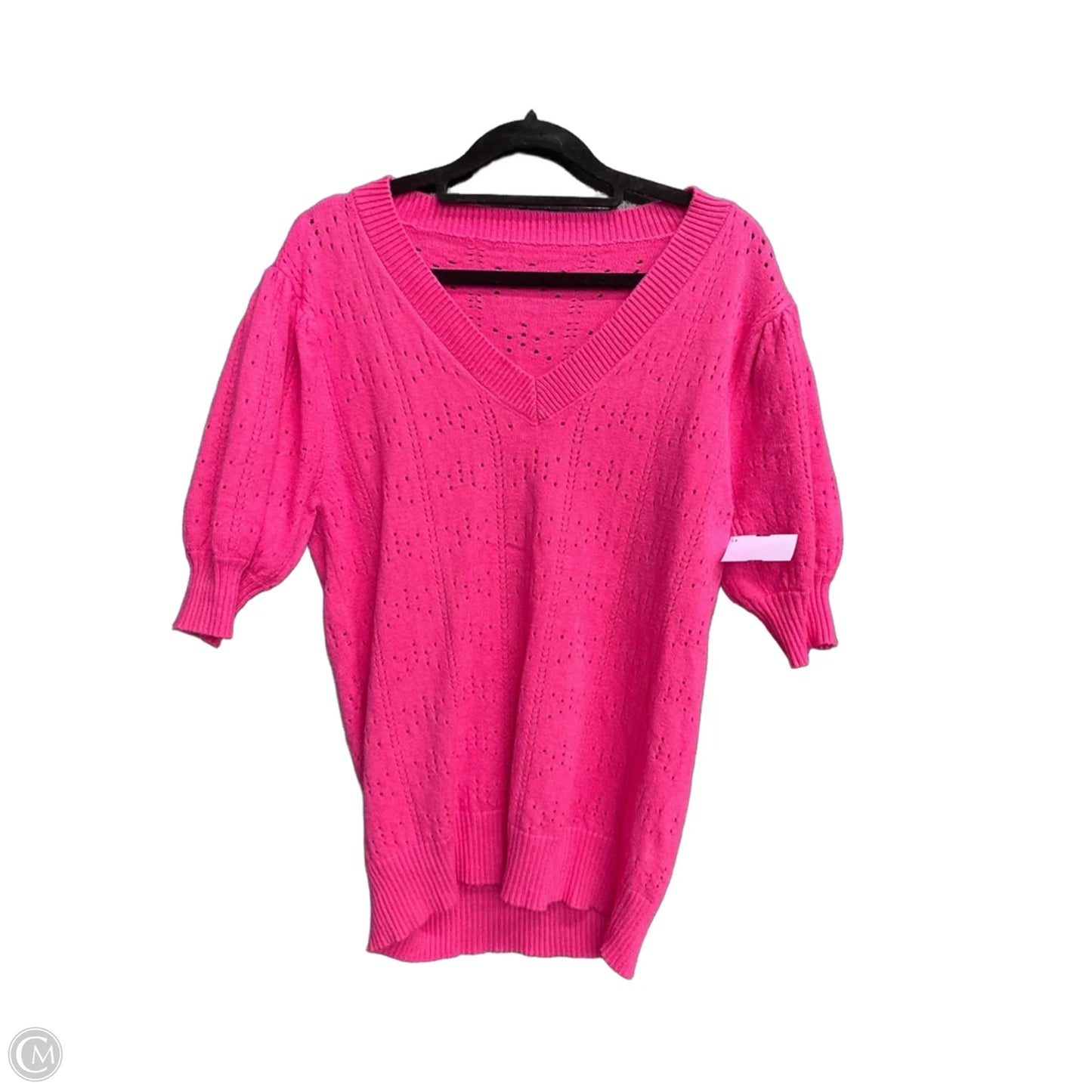 Top Short Sleeve By Clothes Mentor In Pink, Size: S