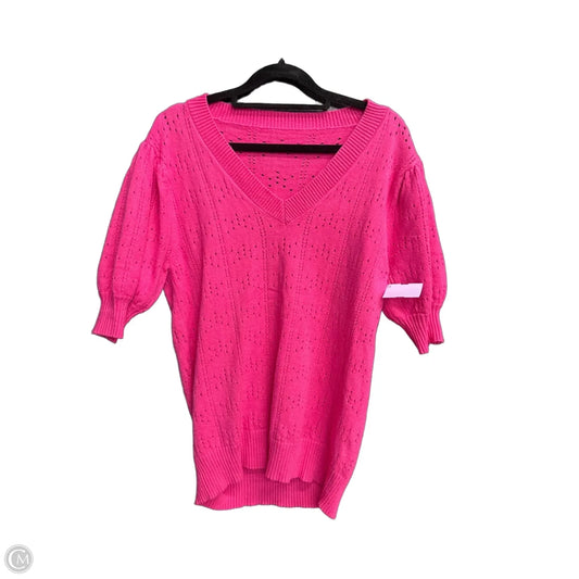 Top Short Sleeve By Clothes Mentor In Pink, Size: S