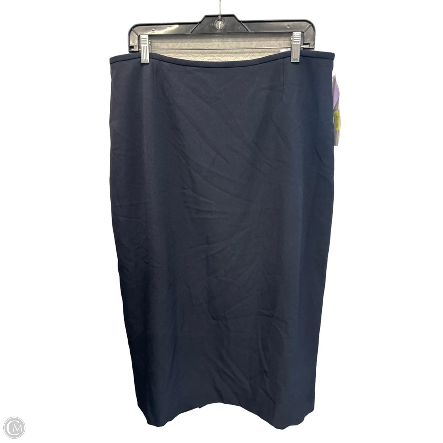 Skirt Midi By Preston And New York In Navy, Size: 14