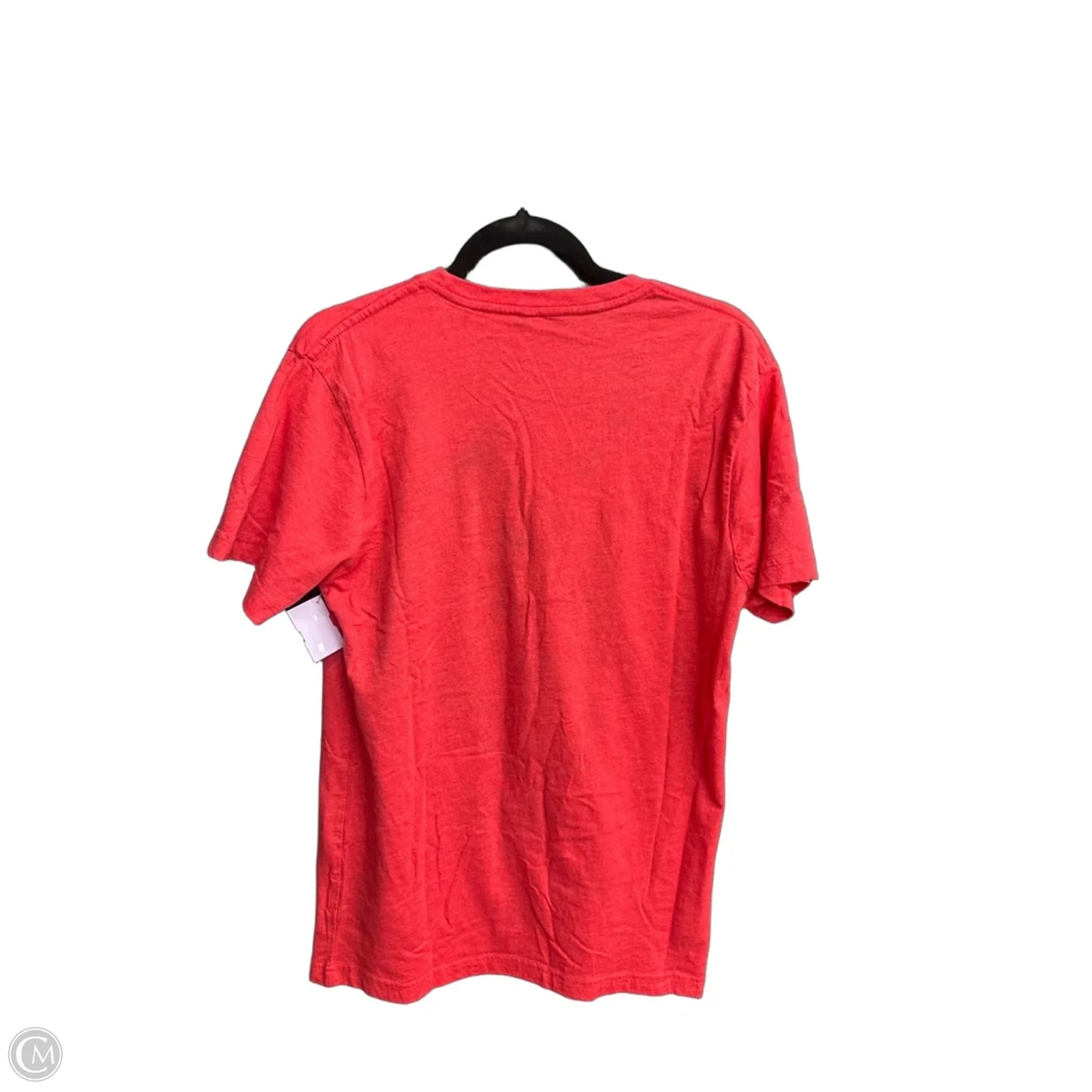 Top Short Sleeve Basic By Clothes Mentor In Blue & Red, Size: M