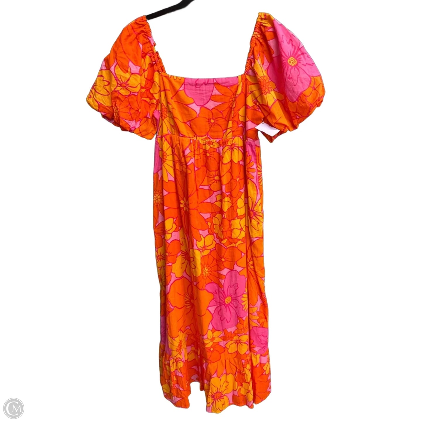 Dress Casual Maxi By J.marie In Orange & Pink, Size: S