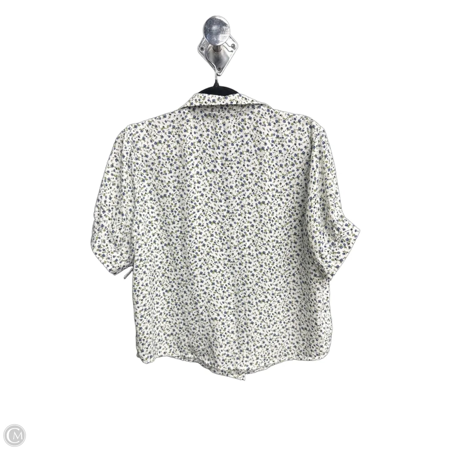 Top Short Sleeve By Passport In Floral Print, Size: M