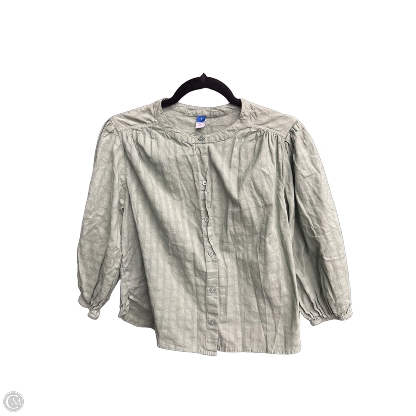 Top Long Sleeve By Old Navy In Green, Size: S
