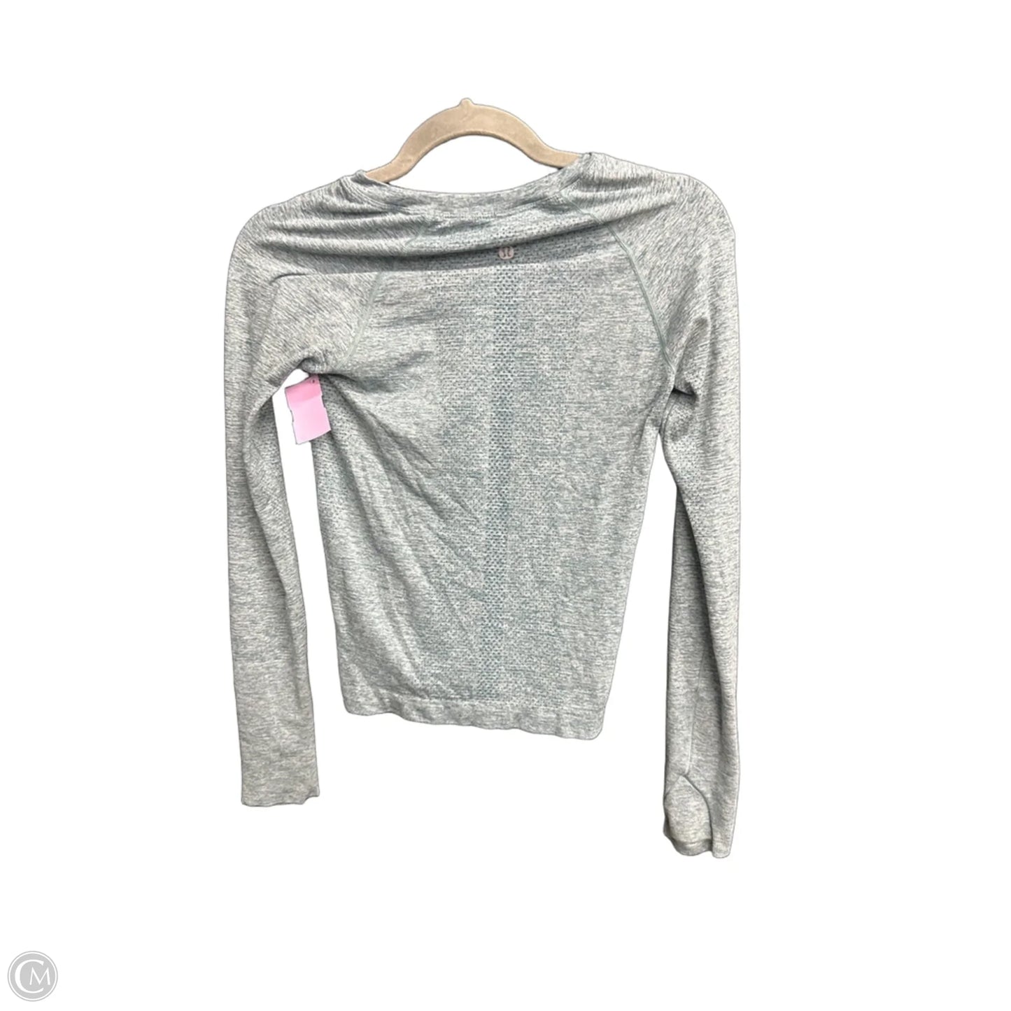 Athletic Top Long Sleeve Crewneck By Lululemon In Green, Size: S